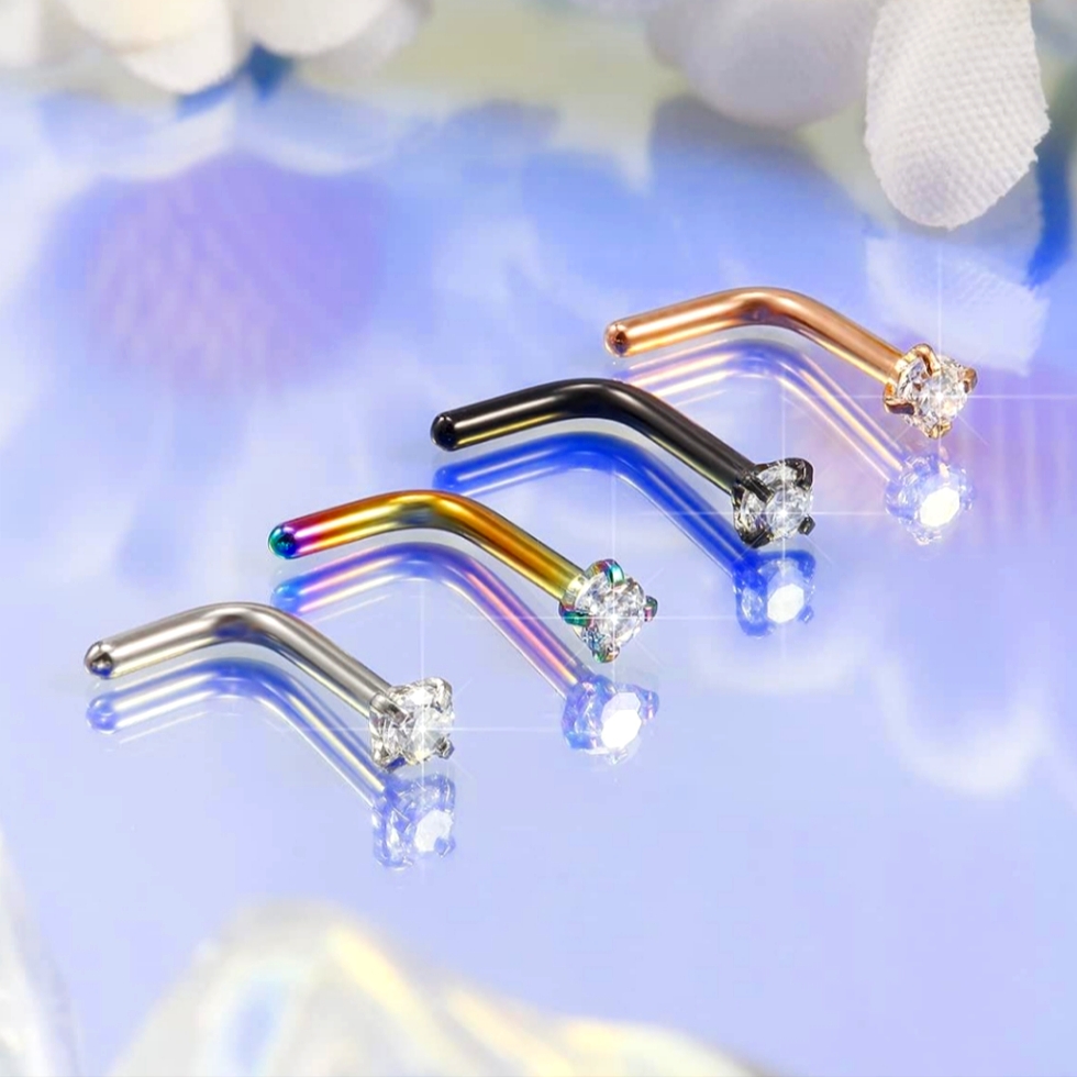 4 Nose Rings